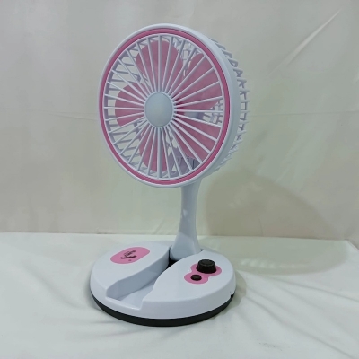 Picture of Yichen Multifunctional Folding Rechargeable Fan with LED Lighting China Rechargeable Folding Fan and Folding Fan with LED Light price