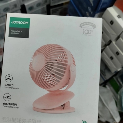 Picture of WIWU FS03 MINI 360 DEGREE ROTATION 1200MAH RECHARGEABLE CLIP FAN