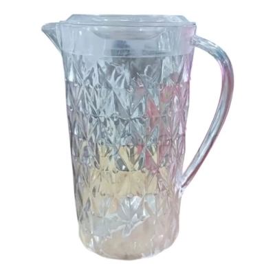 Picture of Acrylic plastic Water Jug Diamond Cool Jug 2LTR-White