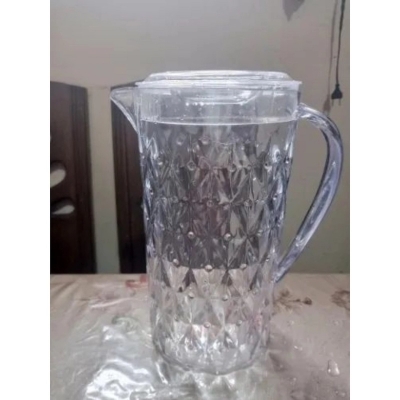 Picture of Acrylic plastic Water Jug Diamond Cool Jug 2LTR-White