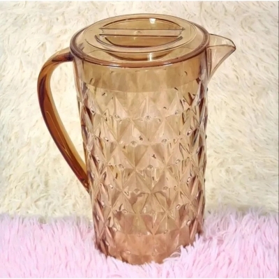 Picture of Acrylic plastic Water Jug Diamond Cool Jug 2LTR-White