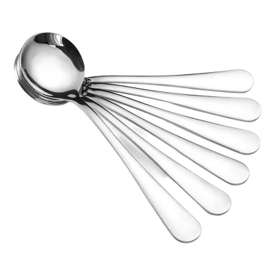 Picture of light Waight 6 pcs stainless steel sup spoon-Silver