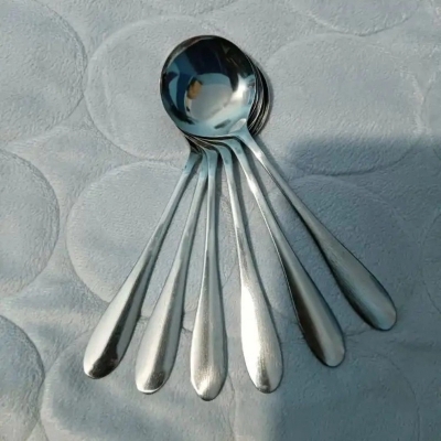 Picture of light Waight 6 pcs stainless steel sup spoon-Silver