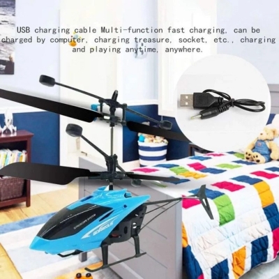 Picture of Mini RC Induction Flying Helicopter Toys, Kids Small Helicopters Induction Drone with LED Lights, Multi-Protection, Remote Control Drones Toy Gift for Boys Girls-Multicolor