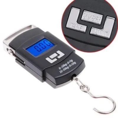 Picture of Digital Hanging Luggage Fishing Portable Weight Scale Weighing Scale- Black