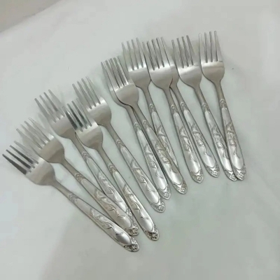 Picture of 24 pcs spoon set stainless steel tea spoon silver color-Silver