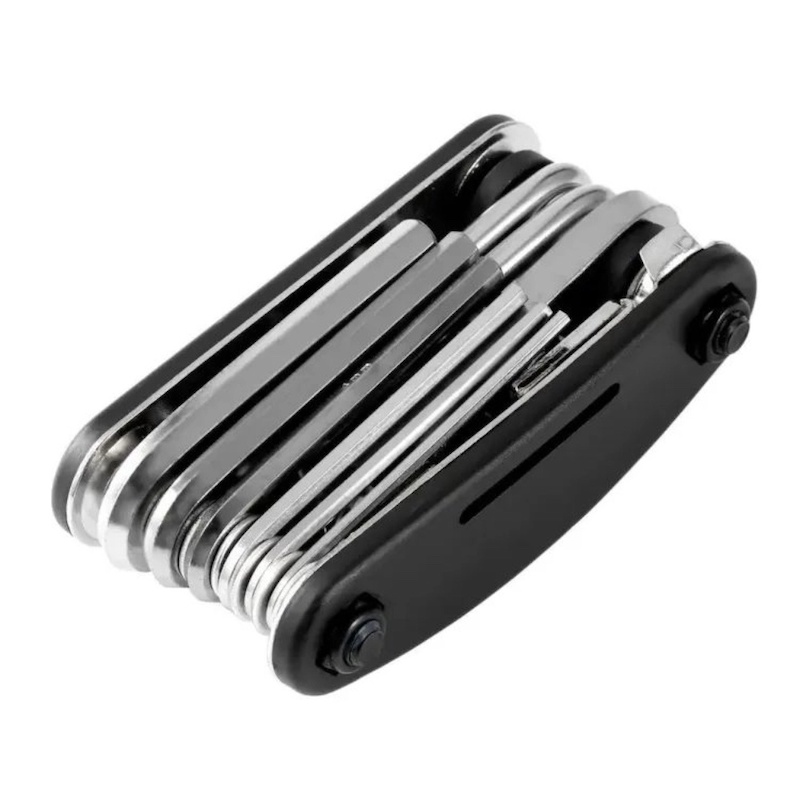 Picture of 1 pcs Universal Bicycle Repair Tool Kit Multifunctional Bike Repairing Set Cycling Steel Tools Hex Wrench Hex Screwdriver-Black