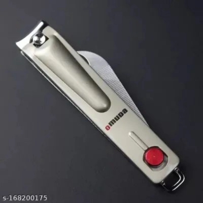 Picture of Big size 1PC Stainless Steel Nail Clippers With Anti-splash Cover Professional Pedicure Nail Care Trimmer Tool Toenail Cutters Manicure-Silver