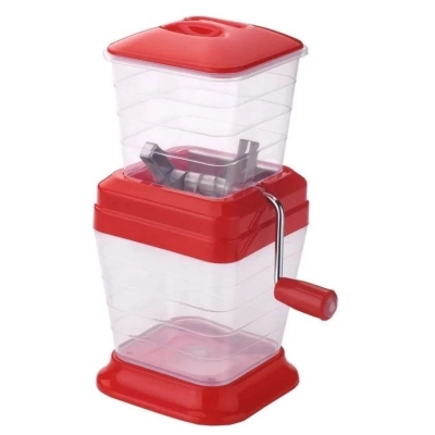 Picture of Plastic Onion, Chilly & Vegetable Cutter with Lid-Multicolor