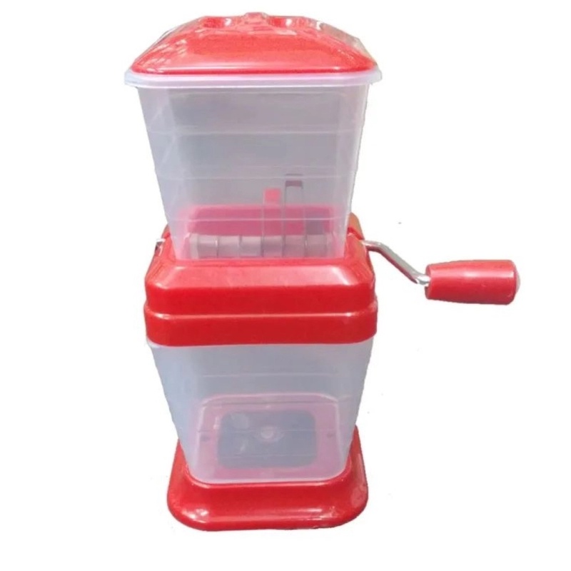 Picture of Plastic Onion, Chilly & Vegetable Cutter with Lid-Multicolor