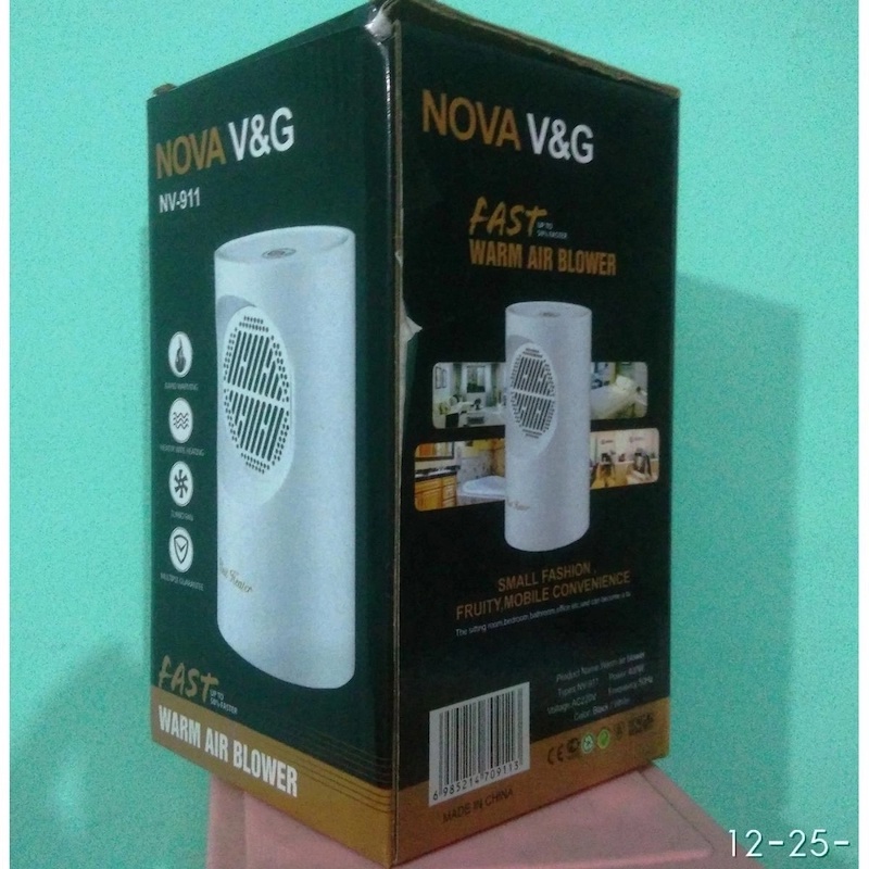 Picture of NOVA V&G Heater Super Quiet Portable Desktop for Bathroom Home Office-Multicolor
