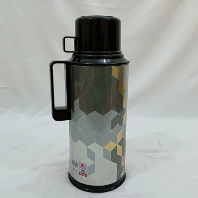 Picture of Regal 1L capacity thermal Flask stainless stail body and glass refil vacoum flask for winter good quality prodcut-Multicolor