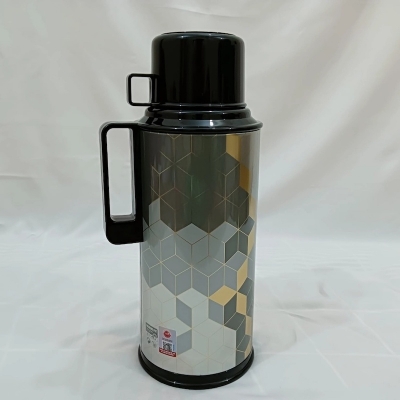 Picture of Regal 1.8L capacity thermal Flask stainless stail body and glass refil vacoum flask for winter good quality prodcut-Multicolor