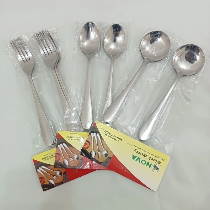 Picture of 6 pcs stainless steel sup spoon-Silver
