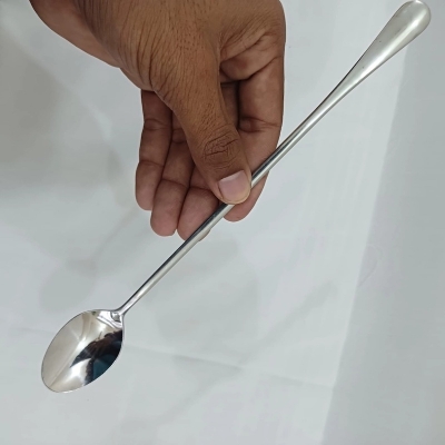 Picture of Lionel Long handle 1 pcs pickling spoon stainless steel silver color mirror polish spoon best for cutlery 23 cm long-Silver