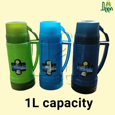 Picture of Glass Refill Vacuum Flask – 1 Liter-Dark Blue