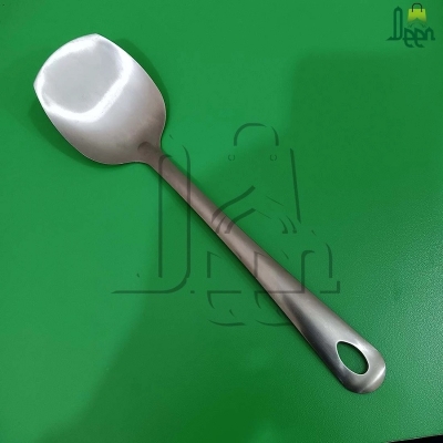 Picture of 1 pcs stainless steel silver color Serving spoon set long rice Yogurt spoon-Silver