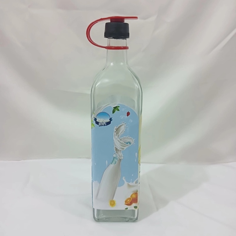 Picture of Glass Bottle with Adjustable Cork – 1000ml-Clear