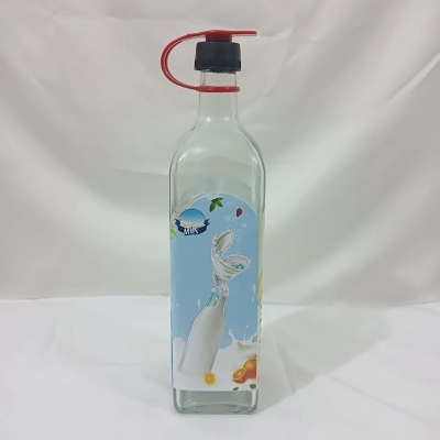 Picture of Glass Bottle with Adjustable Cork – 1000ml-Clear
