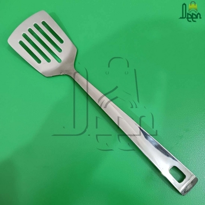 Picture of 5 pcs stainless steel silver color mittor polish Serving spoon set long rice spoon,Soup Spoon, slotted spoon,rice spoon yogurt spoon 4 pcs cookware set-Silver