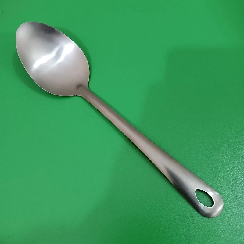 Picture of 1 pcs stainless steel silver color Serving spoon set long rice spoon-Silver