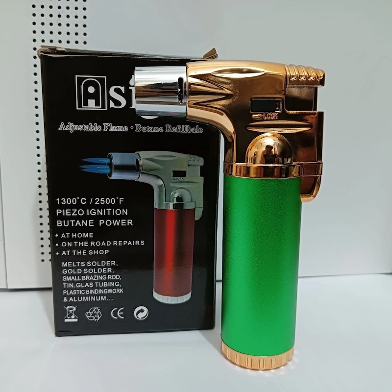 Picture of Triple Flame Windproof Torch Lighter-Multicolor