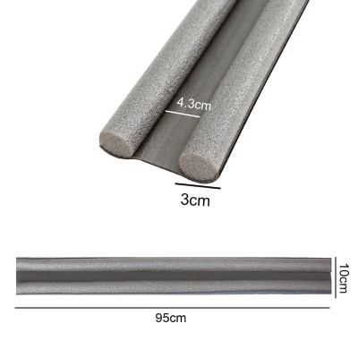 Picture of Waterproof Seal Strip Draft Excluder Door Stopper Bottom Guard Double Silicone Rubber Seal Dustproof Soundproof Strips-Multicolor