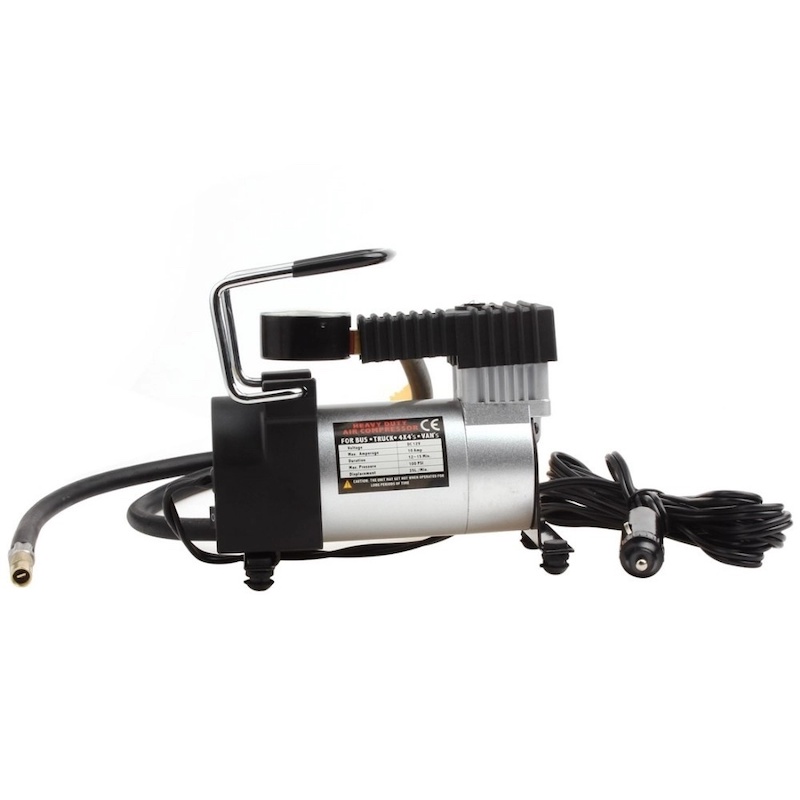 Picture of Portable Car Air Compressor Heavy Duty 12V 140PSI 965kPA Electric Tire Tyre Inflator Pump for For Auto Bicycles Motorcycles
