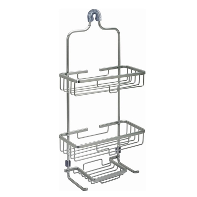 Picture of Highly Vital - Aluminum Shower Organizer Home NeverRust Rustproof Aluminum Shower Caddy, Satin Chrome - Bedding & Bath- Delights-Silver