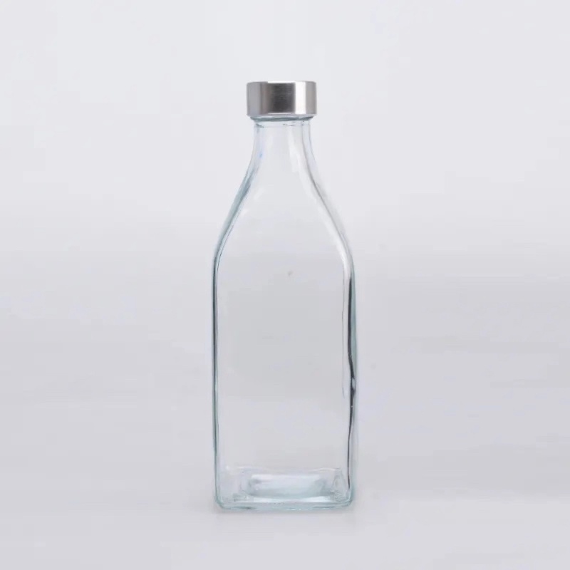 Picture of Buxton Clear glass Bottle for water Milk , reusable water bottle 1000ML