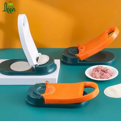 Picture of Dumpling Maker Manual Wrapper - Handmade Dumpling Making Tool - Kitchen Gadgets for Tortilla Dough Pastry Pasta Pierogi Pelmeni Dumpling Wrap Maker Mould-Multicolor