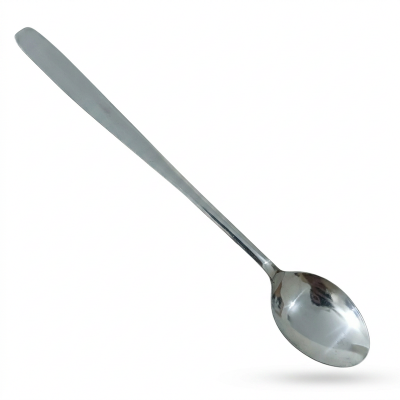 Picture of Rosy Stainless Steel Long Handle Pickling Spoon – 8 Inches (1 Pc)-Silver