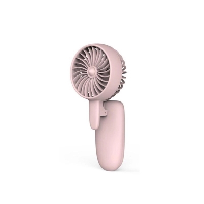Picture of USB Fan Mini Phone Clip Fan Small Electric Fan Portable Outdoor Handheld Fan Rechargeable With Lanyard - মিনি ফ্যান-Pink