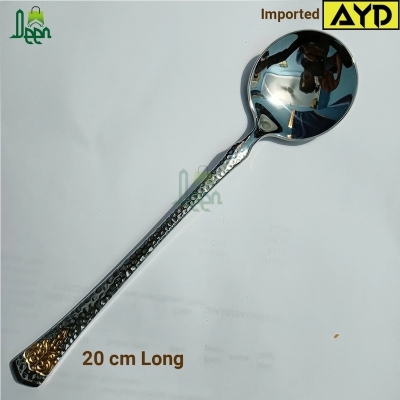 Picture of Big Size Heavy Sup Spoon premium quality Big Size sup spoon 20 cm long Sup spoon Silver , Best tableware Sup Spoon -Chopsticks-Multicolor
