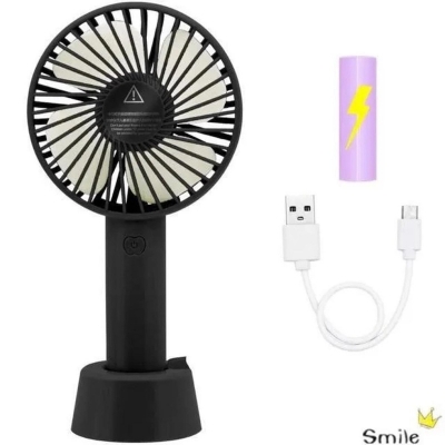 Picture of Rechargeable Mini Electric Handheld Fan Portable Electric Fan - মিনি ফ্যান-Multicolor