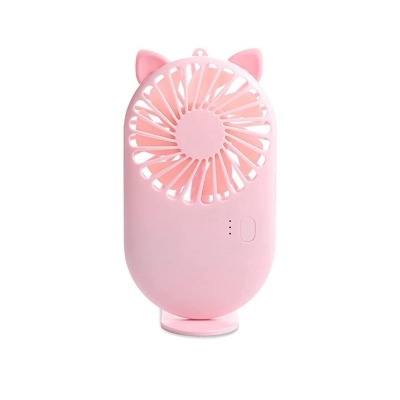 Picture of Homesteading Cute Handheld Pocket Fan Portable Korean Rechargeable USB Handy Mini Fan with Stand-Milticolor
