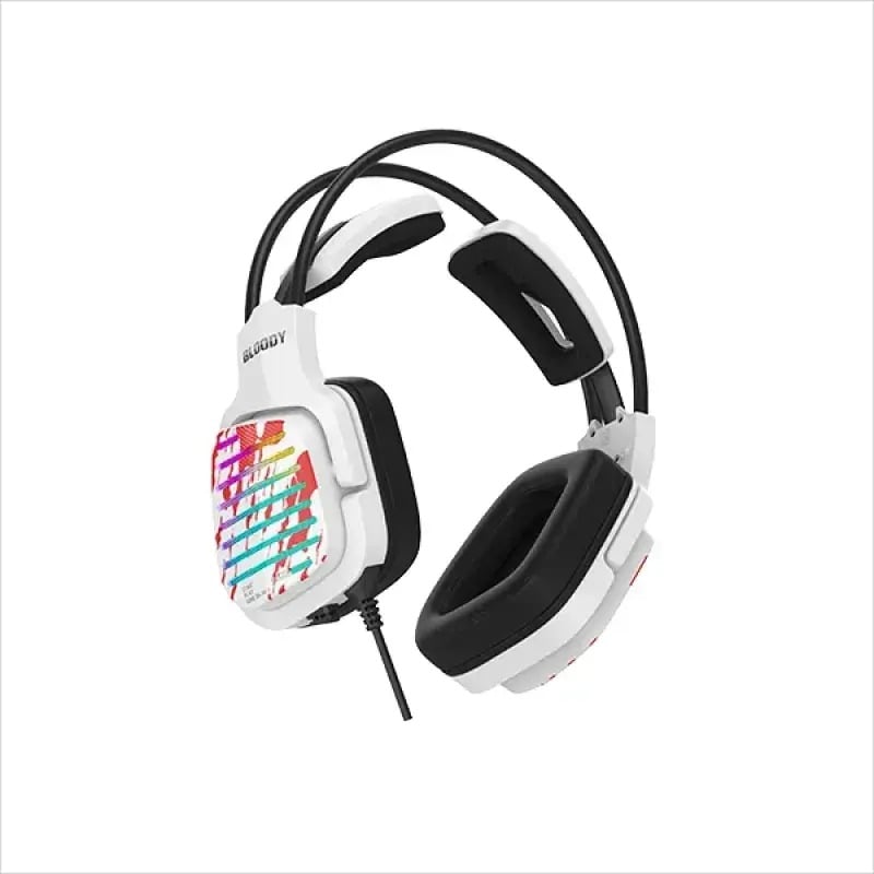 Picture of A4 TECH BLOODY G565 ENERGY WHITE 7.1 SURROUND SOUND RGB FLOW BACKLIGHT USB GAMING HEADPHONE