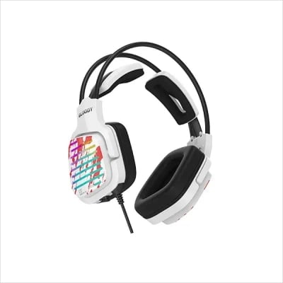Picture of A4 TECH BLOODY G565 ENERGY WHITE 7.1 SURROUND SOUND RGB FLOW BACKLIGHT USB GAMING HEADPHONE
