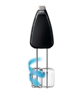 Philips Daily Collection HR3705/10 Hand Mixer 300 W Hand Blender Black
