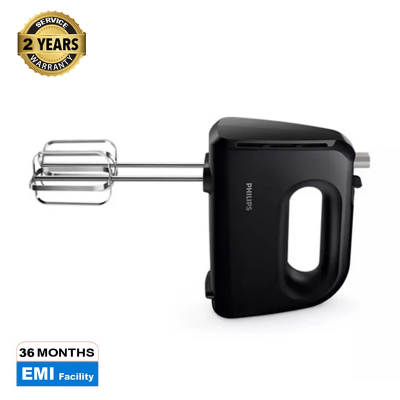 Picture of Philips Hand Mixer 300W Hand Blender (HR3705/10) Black
