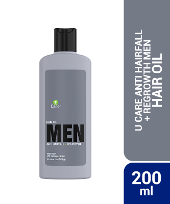 Picture of UCare Hair Oil Men Anti Hairfall + Regrowth -200 ML
