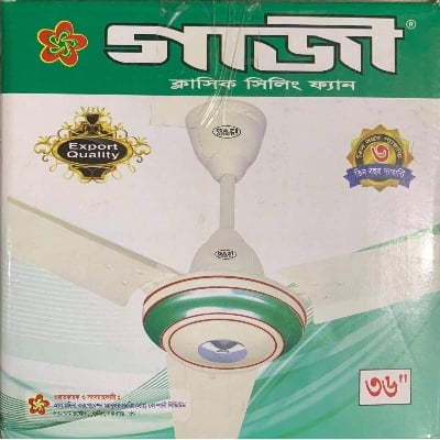 Picture of Gazi Classic Ceiling Fan 36" - White