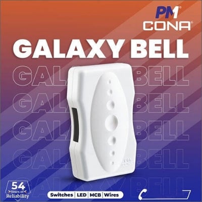 Picture of Cona Galaxy Ding Dong AC Calling Bell India (Imported) - Off White