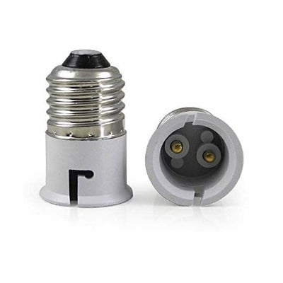 Picture of Bulb Base (E27 To B22) Converter Adapter 2Pics - White