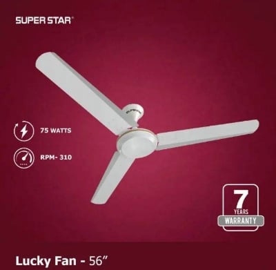 Picture of Super Star Lucky Ceiling Fan- 56 Inch - Off White