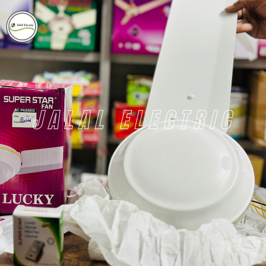Picture of Super Star Lucky Ceiling Fan- 56 Inch - Off White