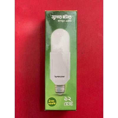 Picture of Super Star Capsule AC LED 12W Daylight E-27 (Patch) - White