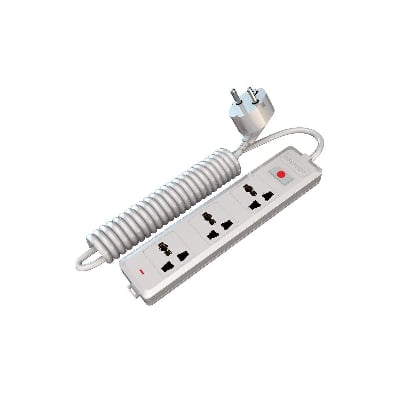 Picture of Super Star Smart Extension Socket 2 PIN 3 Socket - White