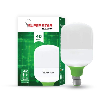 Picture of SUPER STAR LED Megalux 40 Watt Daylight Bulb E-27 (Patch) - White