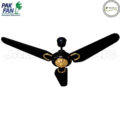 Picture of PAK Ceiling Fan Antique Model 56 Inch 3 Blade Black - Black